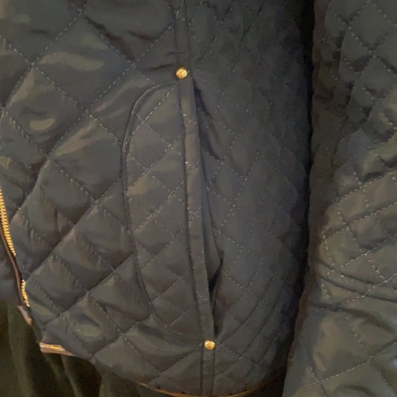 Angeleno navy blue quilted lightweight jacket sm - Picture 3 of 7